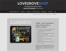 Tablet Screenshot of lovegroveshop.com